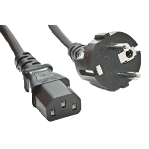 Picture of FirstSing FS33006 European Power Cable C13 Connector To Type F Male 1.8M