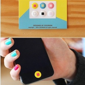 Picture of FS09314 Home Button Sticker For iPhone 5 4G 4S 3G iPad 3 2 Button Decal