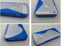 FS09333 NEW PREMIUM CLEAR S-Line HARD SOFT HYBRID TPU GEL CASE For iPhone 5 5G 6th Gen