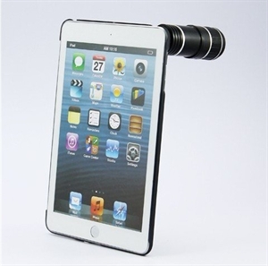Picture of Firstsing 12X High Magnification Zoom Optical Telescope Lens+Back Case Cover For iPad Mini