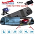 Изображение 4,3-дюймовый 1080P DVR full HD видеорегистратор камера обратный двойной объектив видеорегистратор зеркало заднего вида