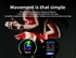 Picture of Smartwatch Blood Pressure Monitor 1.22 Inch IPS Screen IP67 Water Resistant Heart Rate Sleep Tracker Silicon Strap