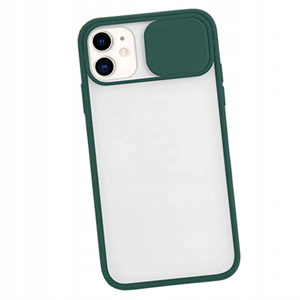 Picture of Slide Camera Lens Camera Protection Matte Transparent PC Back Shockproof Cover Shell for iPhone 12 and 12 Pro Cases TPU Silicone Covers