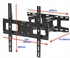 Image de 23 -60 '' Adjustable TV Bracket LCD TV Wall Mount for VESA 400x400