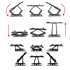 Image de Universal Holder HANGER MOUNT Adjustable Swivel TV Mount for 20 - 65 ''TVs with the VESA Max Standard - 400x400mm