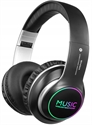 Picture of Adjustable Headset LED RGB Wireless Bluetooth MP3 Radio FM Headphones IPX9 Waterproof with Built-in Microphone