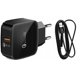 Image de Quick Charge 3.0 USB Charger with Micro USB Charging Cable