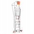 Picture of Aluminum Mobile Storage Ladder, Warehouse, Platform 12 Steps
