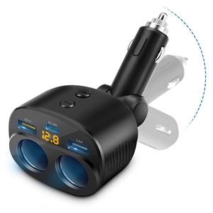 Image de BlueNEXT Car Charger Cigarette Lighter Socket Type-c Charging Dual USB PD18W
