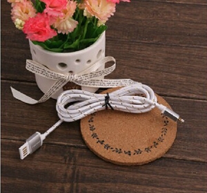 Picture of Nylon Charging / Data Sync Cable for IPHONE 6/6 PLUS, IPHONE 5S/5, AND IPAD