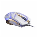 Picture of Firstsing Mute Gaming Mouse 3200DPI with 4 Level Adjustment 4 Color Breathing Backlight 7 Key Smart Macro Definition Gamer Mause For pc Laptop