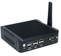 Picture of Firstsing Fanless PC WIFI Intel J1900 Mini Box PC with 4G RAM 64G SSD Quad core Support Linux windows Dual Lan 6USB VGA HDMI Serial Port