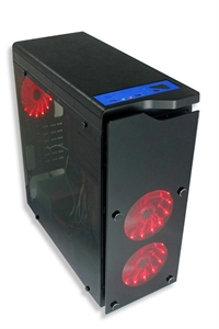 Image de Firstsing USB 3.0 Desktop Tempered Glass Window PC ATX Gaming Computer Case