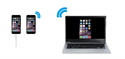 Picture of Firstsing 13.3 inch Windows 8.1 Notebook Support mobile phone on the same screen for IOS Android