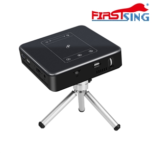 Picture of Firstsing Pico Projector Android 7.1 System Portable Pocket DLP Projector Multimedia Player WiFi Bluetooth