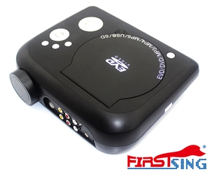 Picture of Firstsing Portable LED Multimedia Projector with DVD Player Home theater