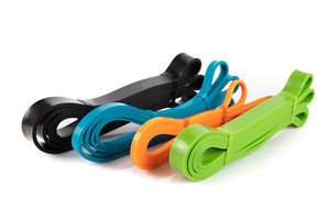 Picture of 4B Men/Women's Pull Up Assistance Bands (Set of 4), Resistance Loop Bands, Multi Color, Multi Sizes