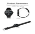 Image de BlueNEXT  Smart Watch Touch Watch Fitness Tracker Fitness Watch Heart Rate Monitor Compatible with iOS, Android Phone and Samsung Phone for Men and Women, Black