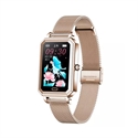 Image de BlueNEXT 2022 fashion HT2 IP68 waterproof Women Sports Rose gold alloy steel band Pedometer Fitness Smart Bracelet