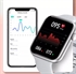 Image de BlueNEXT  HT15 Smart Watch Heart Rate Blood Pressure IP67 Waterproof BT Call Sports Smartwatch for Women Men Fitness Tracker（Silver）