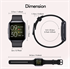 Image de BlueNEXT 1.69" HD large screen Smart Watch Heart Rate Blood oxygen health Monitor Health Tracker(Magenta)