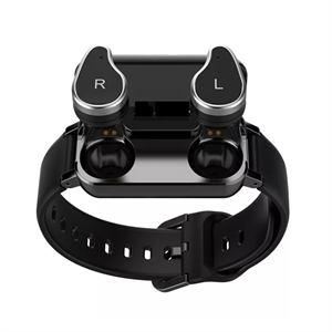 Picture of BlueNEXT Smart Watch with Wireless Bluetooth Headset,2 in 1 Sport TWS Earbuds with Smart Bracelet,Earbuds Fitness Heart Rate Monitor Smart Bracelet