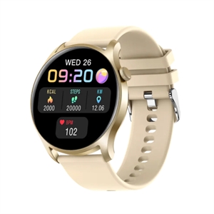 Picture of BlueNEXT Men Women Smart Watch,1.28 inch IP67 Waterproof Watch,Fitness Round Smart Bracelets(Gold)