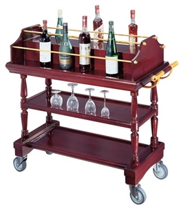 BX-L143 Wooden liquor service cart