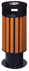 BX-B219 Wooden rubbish barrel の画像
