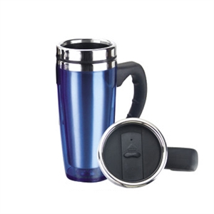 Image de STAINLESS STEEL INNER PLASTIC OUTER MUG
