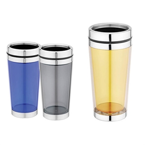 DOUBLE WALL PLASTIC MUG