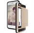 Wallet Card Holder Defender Bumper Soft Rubber Hard PC Back Hybrid Dual Layer Shockproof Cover Flexible Protective with Card Slots for Apple iPhone 7/7Plus の画像