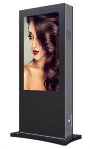 3D Full Hd 1080p Touch Screen Lcd Ad Player Auto Play Video Ad Players Outdoor Digital Signage の画像