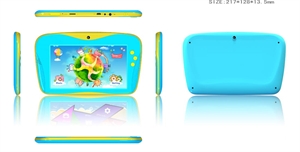 Picture of 7" Rk2926 and RK 3026 compatible Single-core dual camera android 4.4 children kid table pc