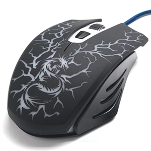 Picture of 2000DPI Adjustable Optical Wired Gaming Game Mice Mouse For Laptop PC
