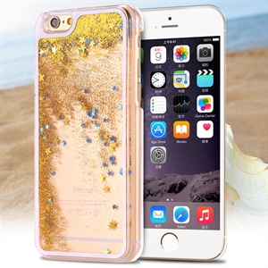 Picture of Luxury Transparent Liquid Quicksand Bling Glitter Star Case for iphone 6