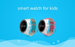 Picture of SOS  GPS smart watch for kids support micro SIM card calling voice chat Text Message double locating
