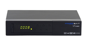 Picture of V7 combo 1080p DVB-S2/T2 HD satellite TV receiver support USB 3G Wifi