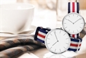 Picture of  Womens Lady 5 Color Nylon Canvas Strap Quartz Analog Wrist Watch