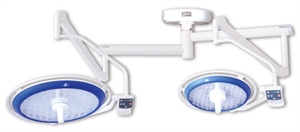 Image de Surgical LED Cold Lamps With 78 Cm + 61 Cm Light Head For Hospital Operating