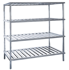Image de Easy Clean Stainless Steel Medical Goods Rack For Hospital Office / Room