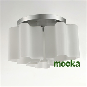 Изображение Artemide Logico Quadruple Nest ceniling Lamp  (Round 3 Glass Chimney )