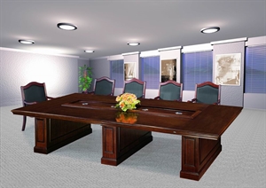 Picture of conference table