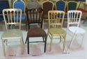 Picture of castle chair1) 450W*500D*900H(mm)2) Dia 35mm aluminum tube with powder coating finished