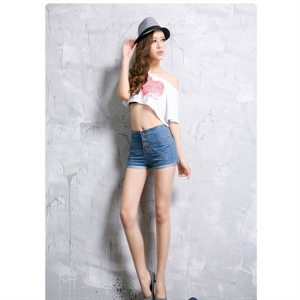 Picture of classic lady jeans shorts G69