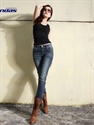 fashion lady boot cut jeans WB004 の画像