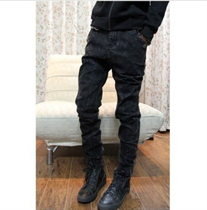 black men jeans bootcut MB001 の画像