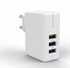 Image de 24W 3 Port USB Quick Charge 2.0 Wall Charger (1-Port QC2.0 + 2-Port 2.4A), for mobile phone, Tablet