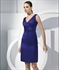 Picture of LE1 2012 Professional OEM Custom Made V-neck Pleated Sheath Mother DressLE1
