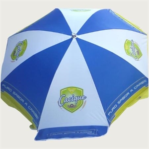 Image de bluewhite beach umbrella sun umbrella parasol